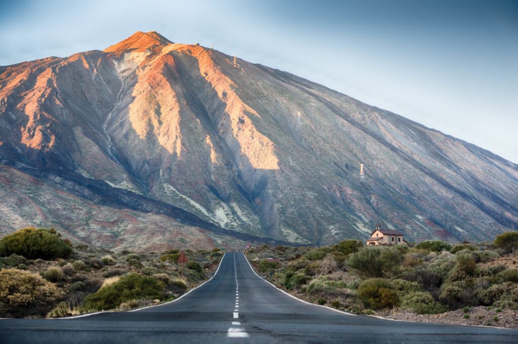 Route menant au Teide