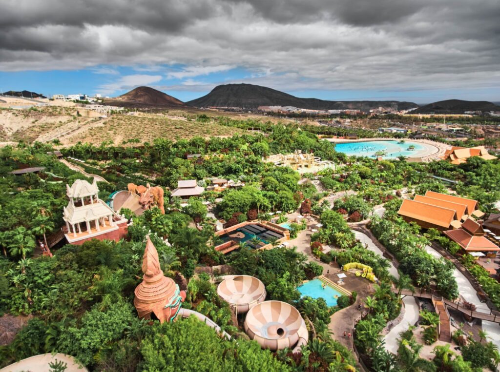 Siam park vu d'au dessus