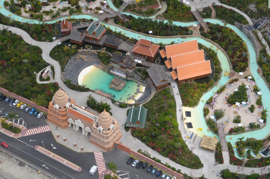 siam park vu d'au dessus