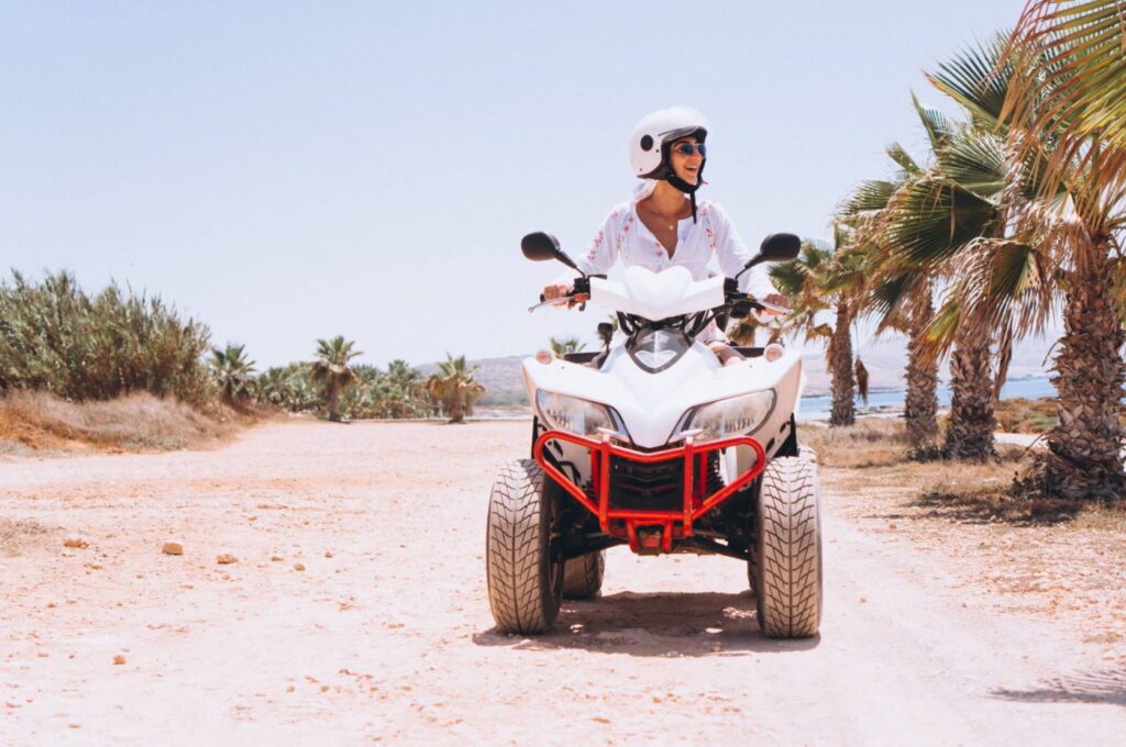 Quad sur la plage