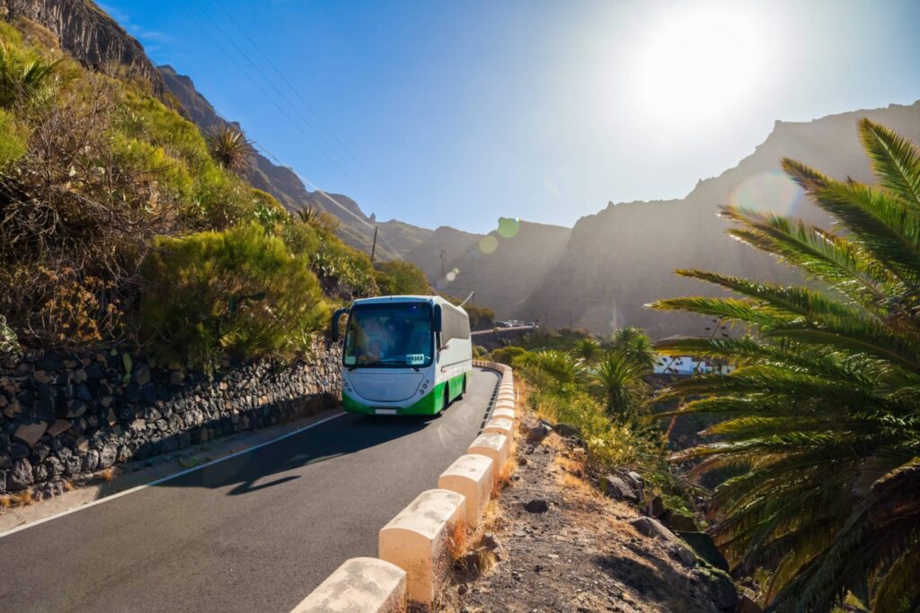 Bus ou "guagua" à Tenerife