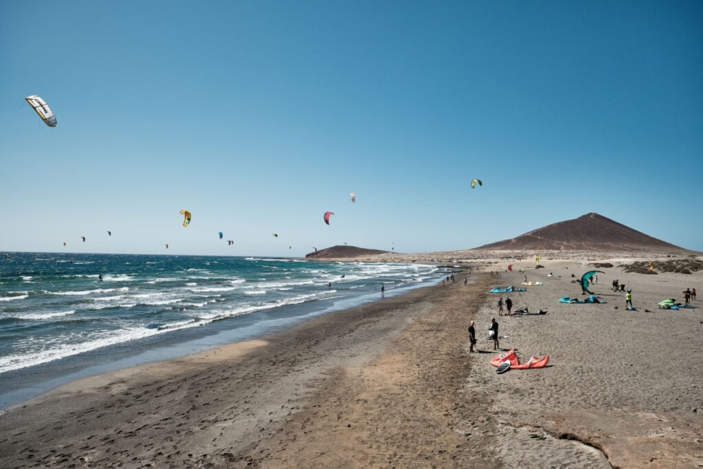 Kitesurf playa el Medano Tenerife